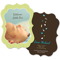 Welcome Little One Boy Card